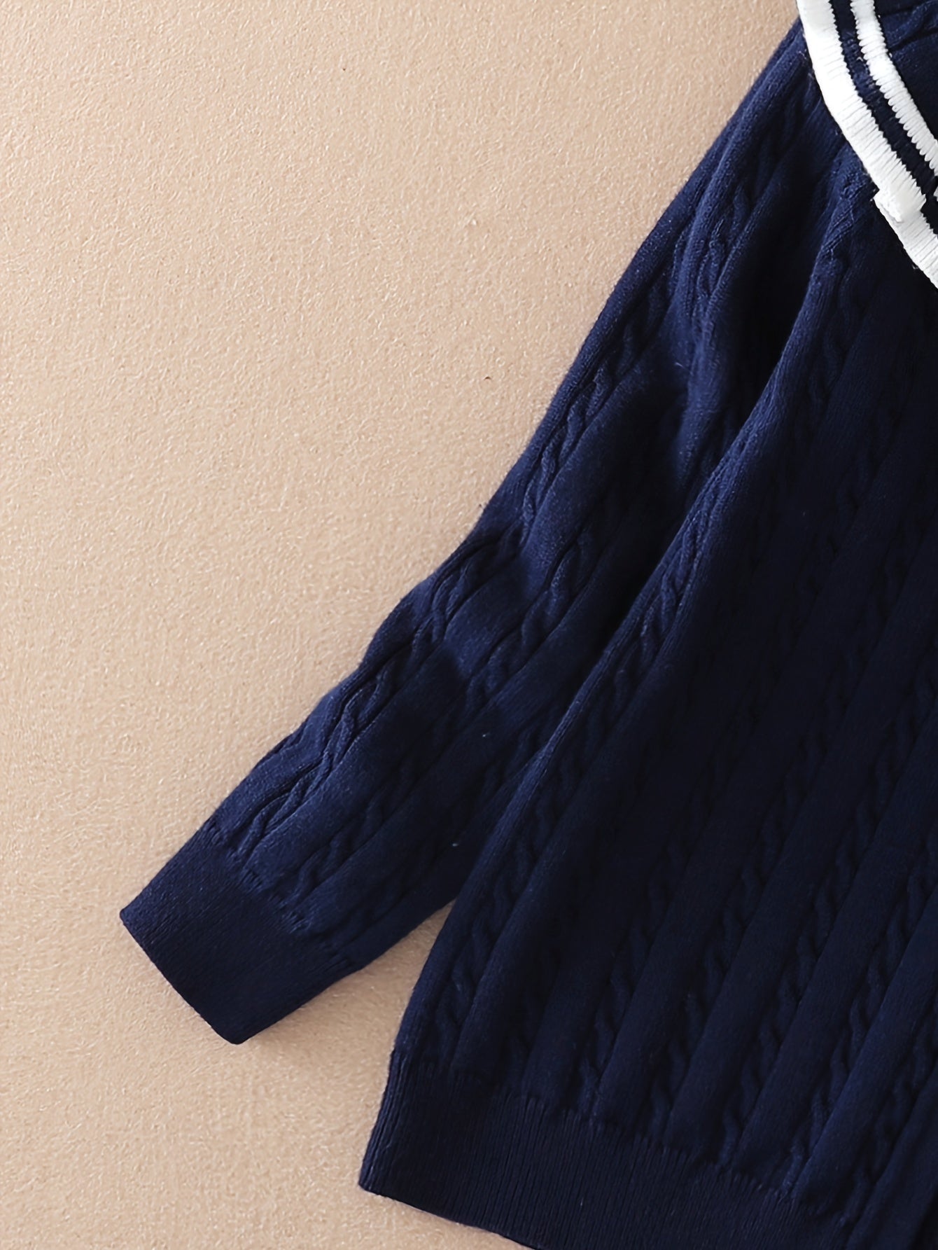 Девочки Весна Кардиган Вязаный Свитер с Длинным Рукавом Круглый Воротник Детская Одежда на Осень