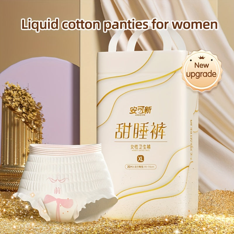Oversized Sanitary Napkins with Red Bean Core and Breathable Menstrual Safety Pants Disposable Underwear