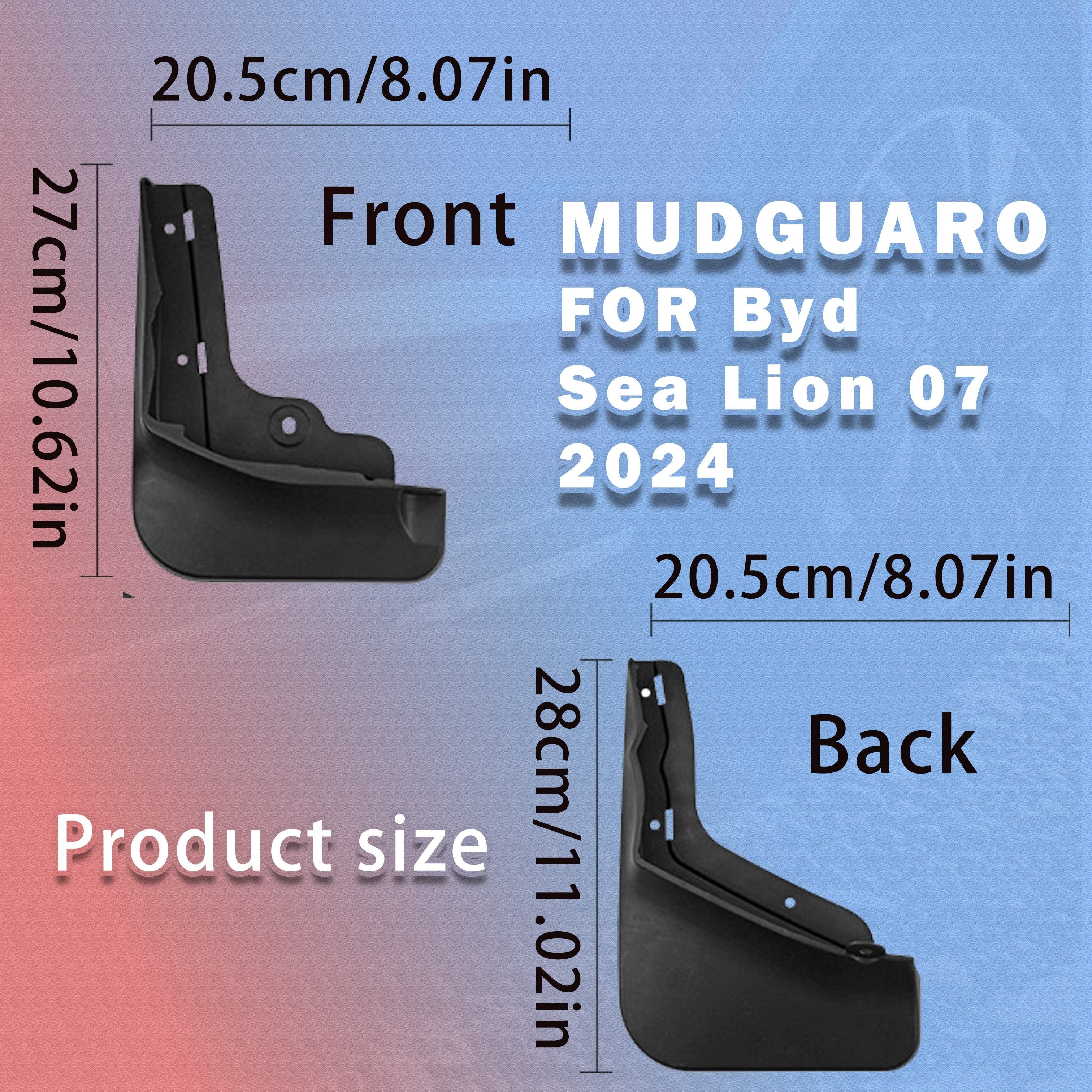 4pcs Guardabarros de coche para guardabarros delanteros y traseros, protección duradera contra arañazos