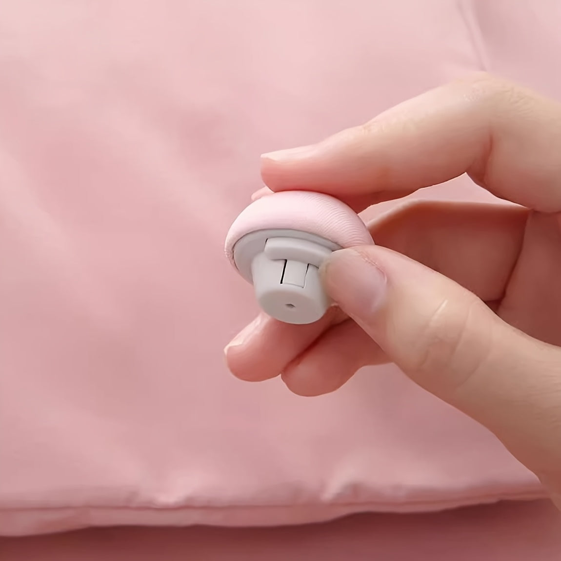 Pink Mushroom Bed Sheet Fasteners Non-Slip Removable PP Material Safety