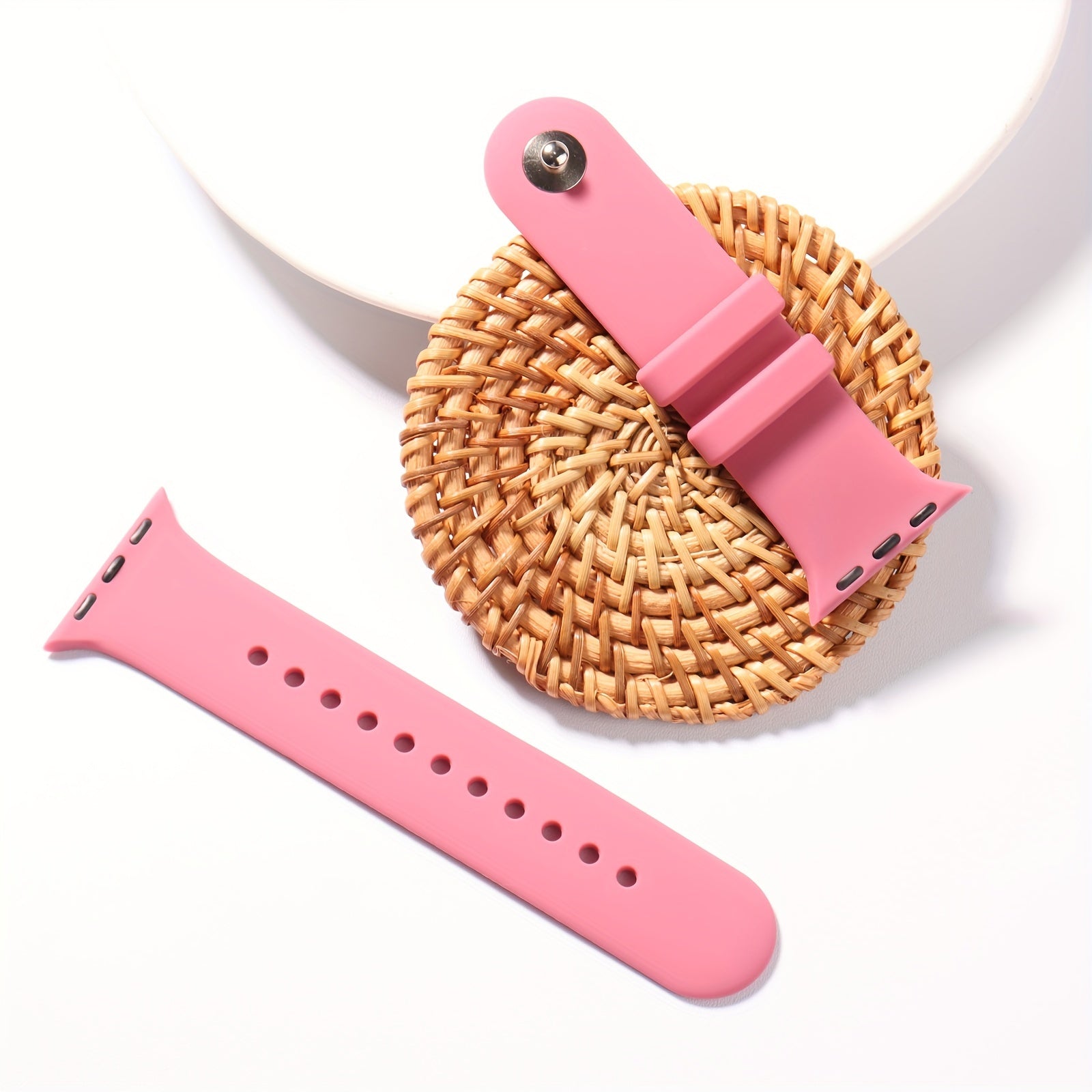 Waterproof Silicone Sport Watch Bands for Men Women Compatible with iWatch Series 1-10 SE 38mm 40mm 42mm 44mm 45mm 49mm