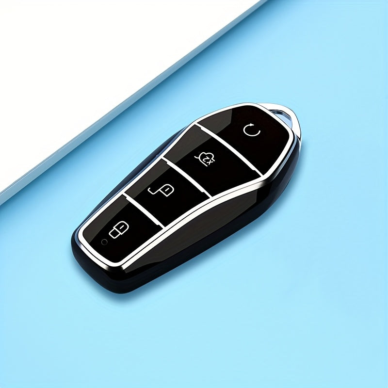 Universal Car Key Case for Men Women Soft Leather Protective Cover