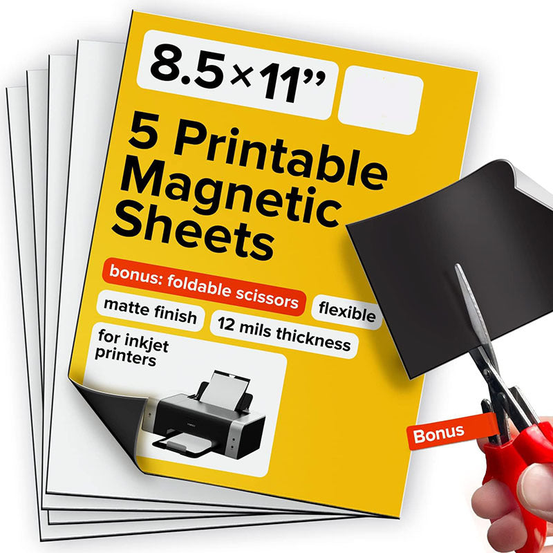 Magnetic A4 Photo Paper for DIY Printing Refrigerator Stickers Coated Magnetic Photo Paper