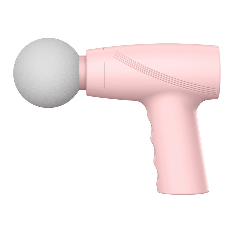 Portable Fascia Gun Muscle Relaxation Mini Electric Massage Device USB Handheld Therapy Gun