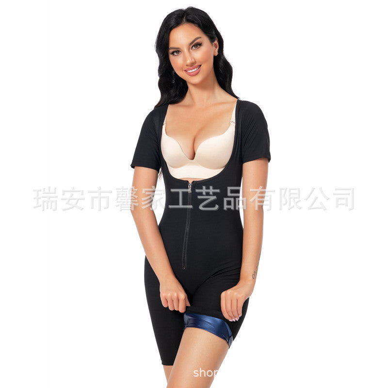 Women's Fitness Suit Cross-Border Waist-Lifting Hip Sweat Yoga Running Bodywork Suit