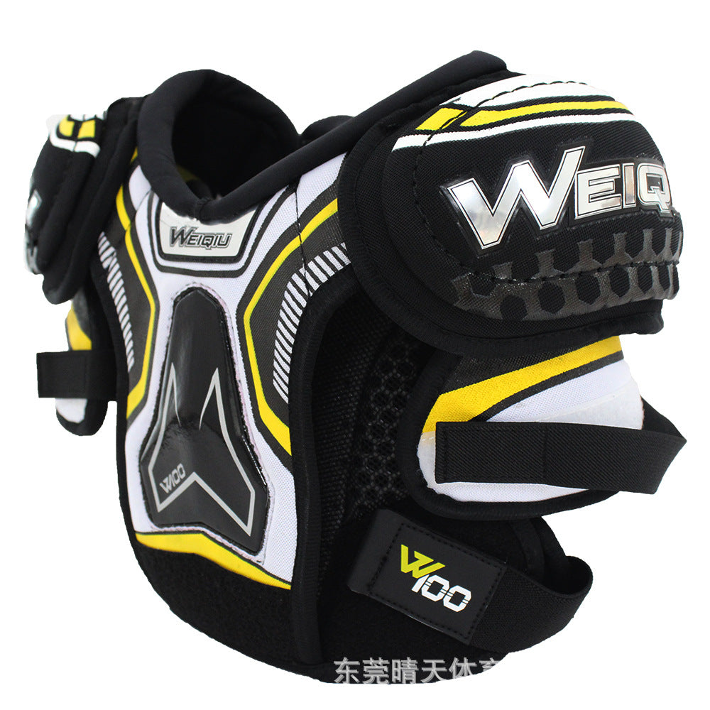 Ice Hockey Protective Gear Set for Adults with Elbow and Leg Pads and Chest Protector