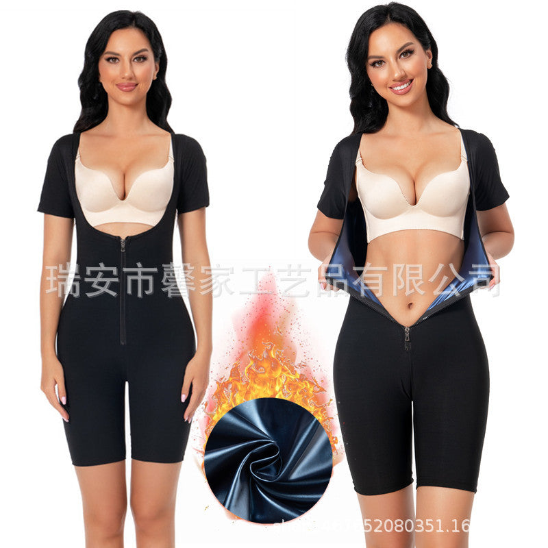 Women's Fitness Suit Cross-Border Waist-Lifting Hip Sweat Yoga Running Bodywork Suit