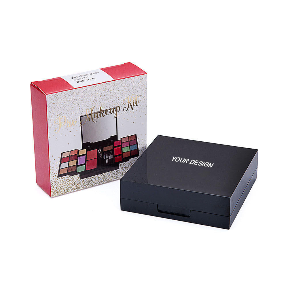 Color Eyeshadow Palette with Blush and Eyebrow Powder Makeup Kit