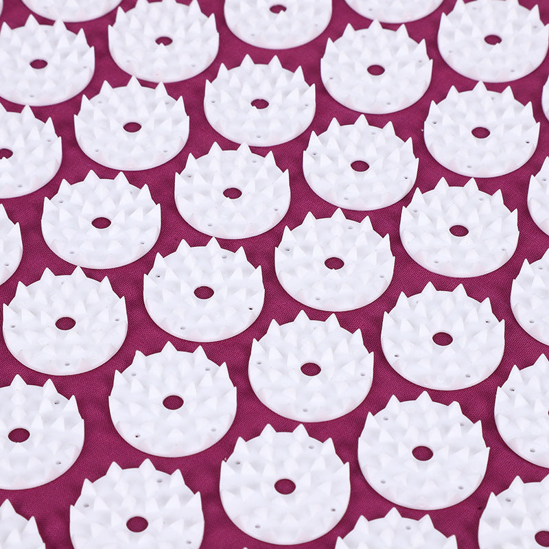 Yoga Akupunktura Mat to'plami Oyoq Orqa Bo'yin Akupunktura nuqtasi Massaj Stimulyatsiyasi Tinchlanish Akupunktura Yostiq Yoga Mat