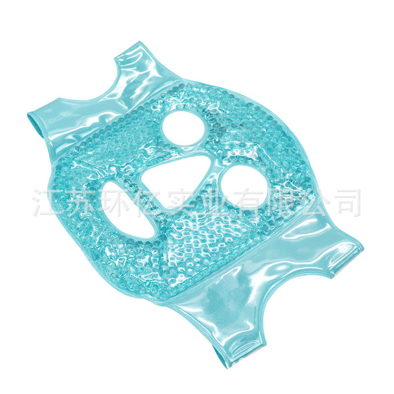 Cold and Hot Gel Ice Pack Mask for Face and Eyes Reusable Cooling and Heating Compress