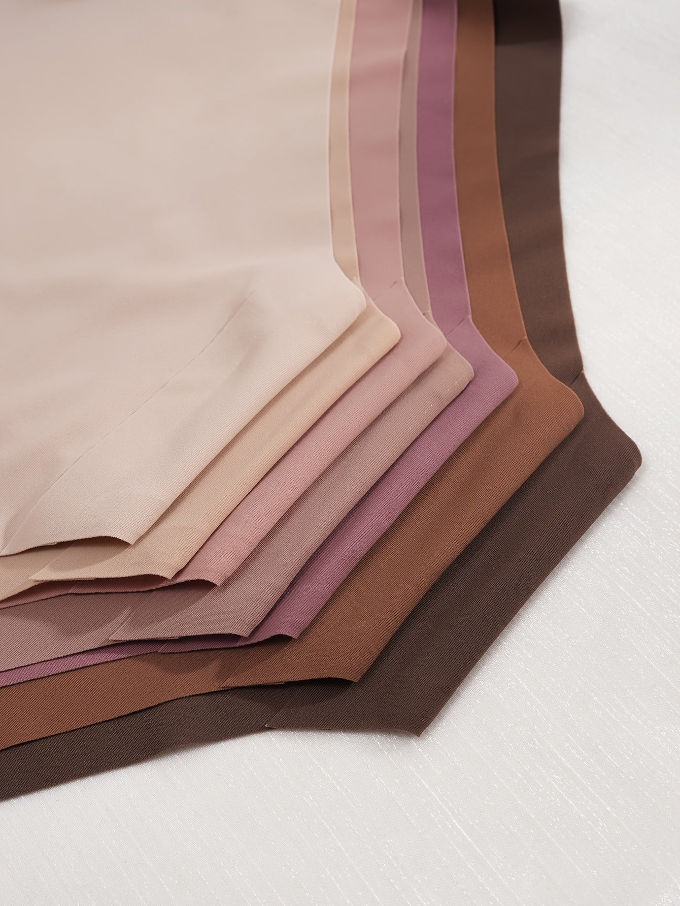 7-Piece High Waist Seamless Briefs for Women Solid Color Breathable Stretchy Underwear