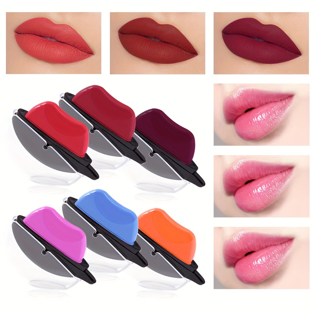 Matte Lipstick Paste for Adults Long-Lasting Moisturizing in Berry Pink Red Shades