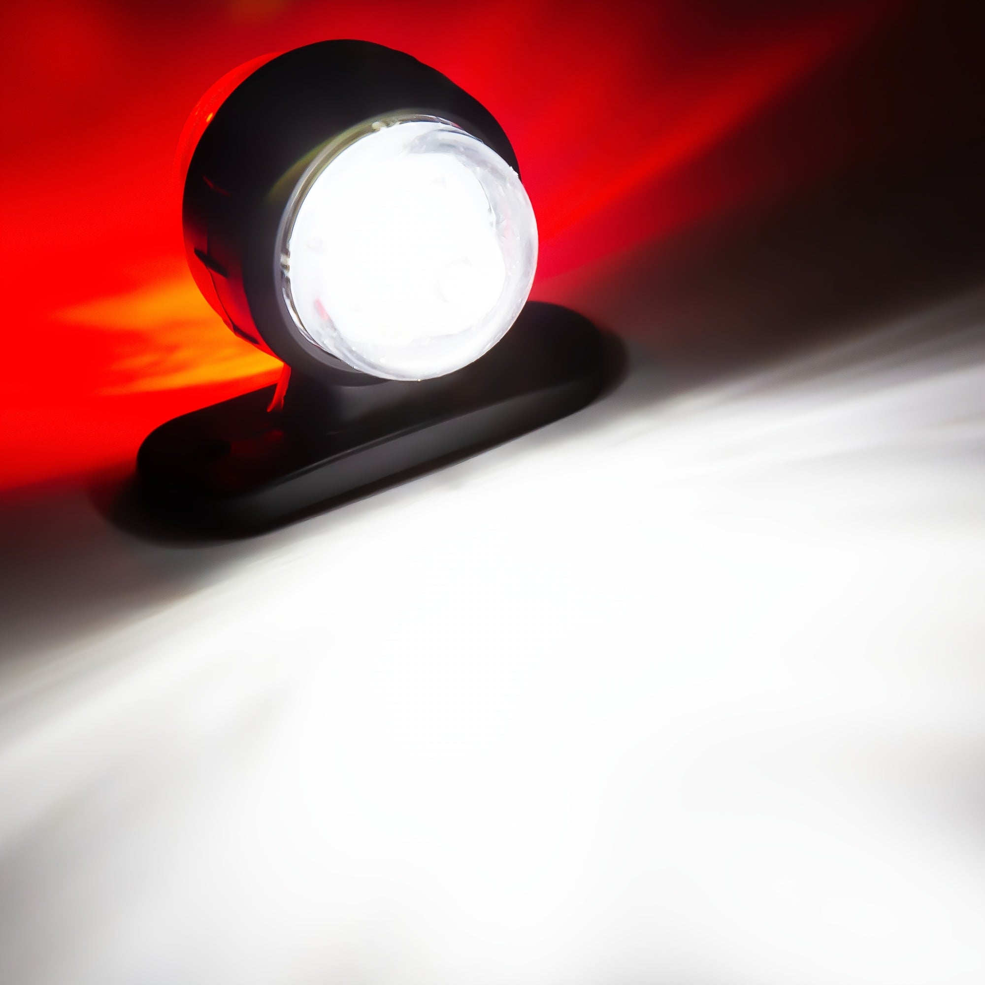 2Pcs Universal 12-24V Side Indicator Lamps Double Side Lighting Bulb for Truck