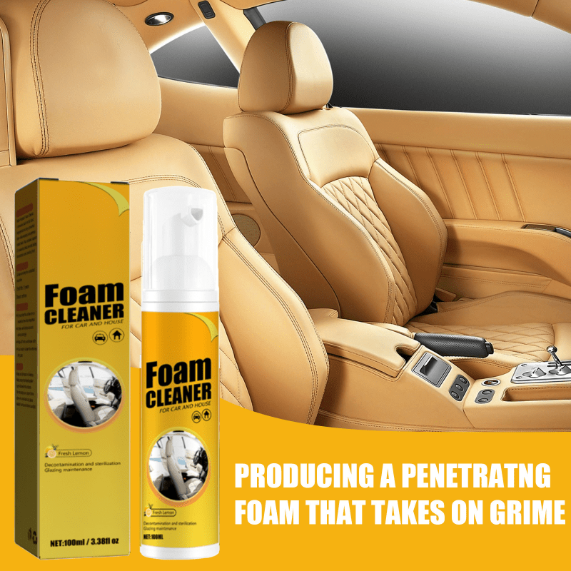 Pack of 3 Multipurpose Foam Cleaners 100ml Rust Remover Interior Car and Kitchen