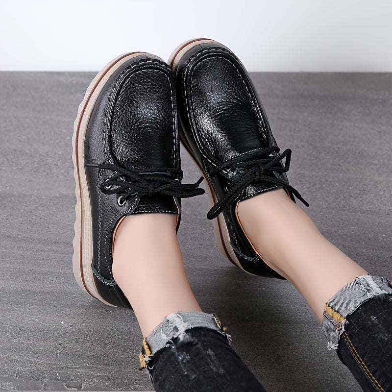 Women's Wedge Heel Sneakers Casual Platform Shoes with Thick Sole