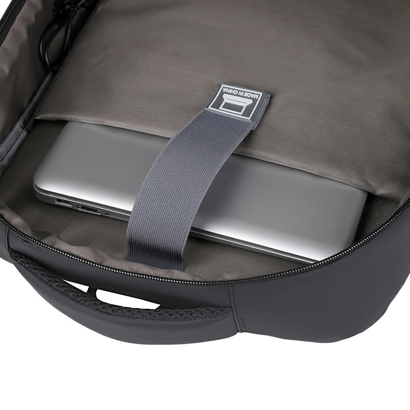 Men's Business Backpack Large Capacity Oxford Durable Zipper Commuter School