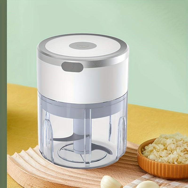 250ml Electric Food Chopper Portable Rechargeable for Purees and Fermented Foods