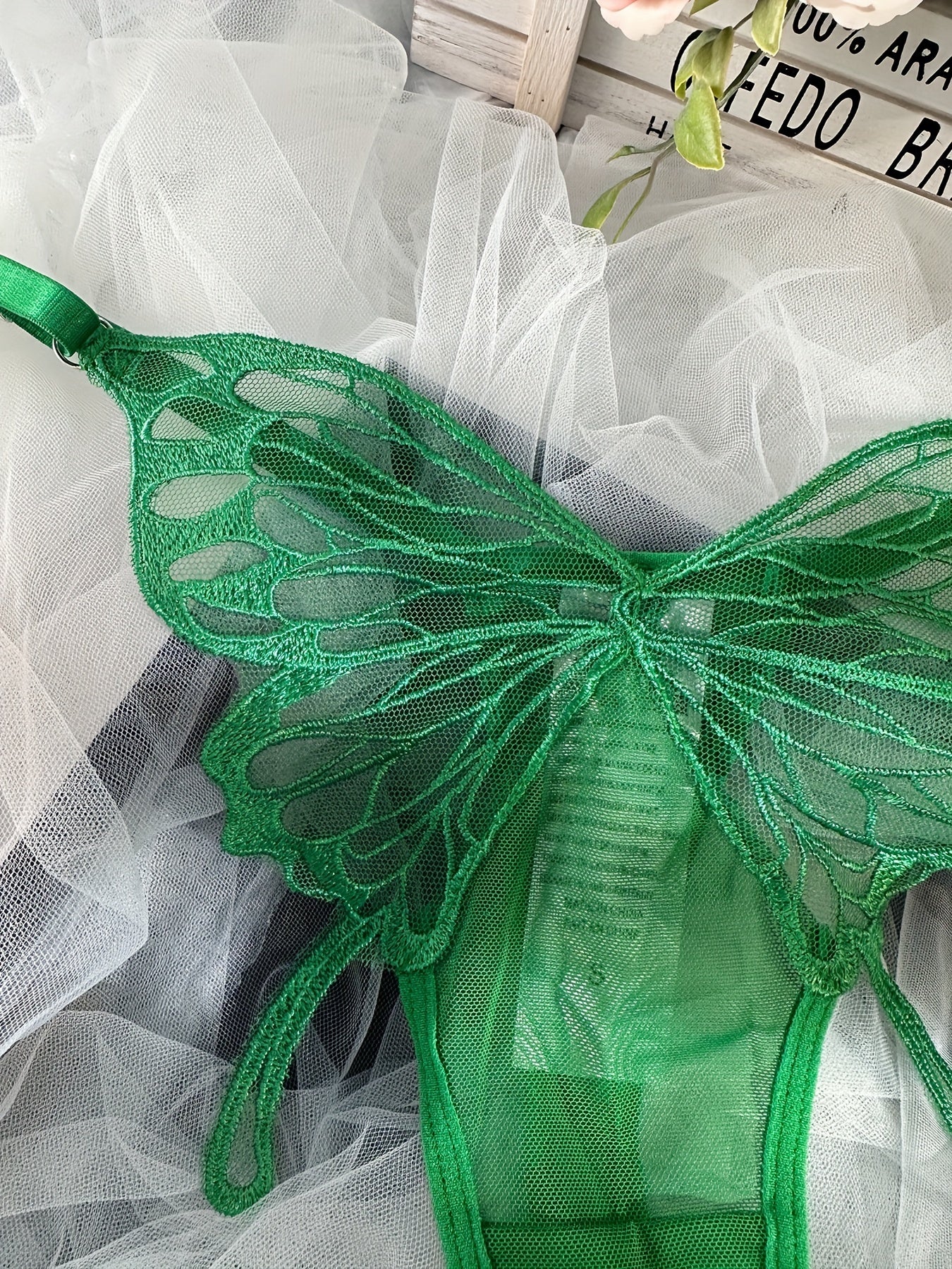 Sheer Butterfly Lingerie for Women, Seductive, Lightweight, Comfortable