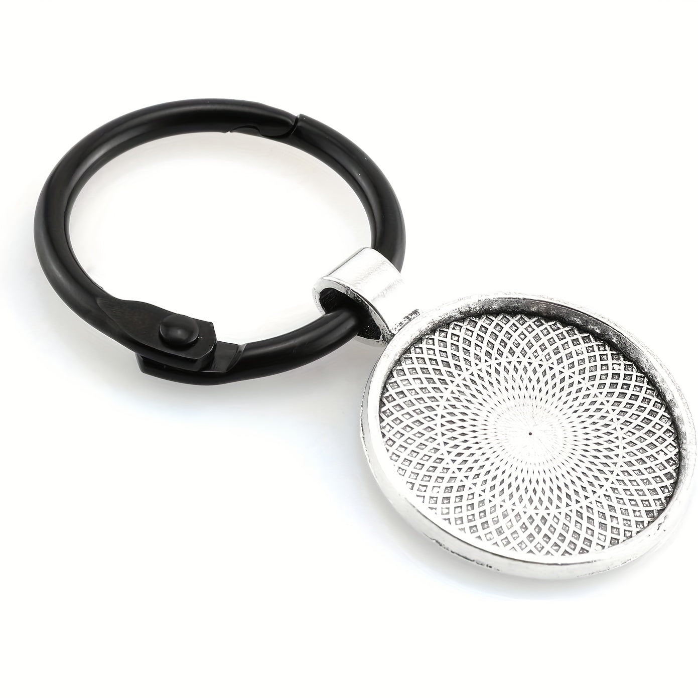 25 dona Zink alloy doira bezel taqsimoti 25mm bo'sh kabochon sozlamalari zargarlik qilish uchun