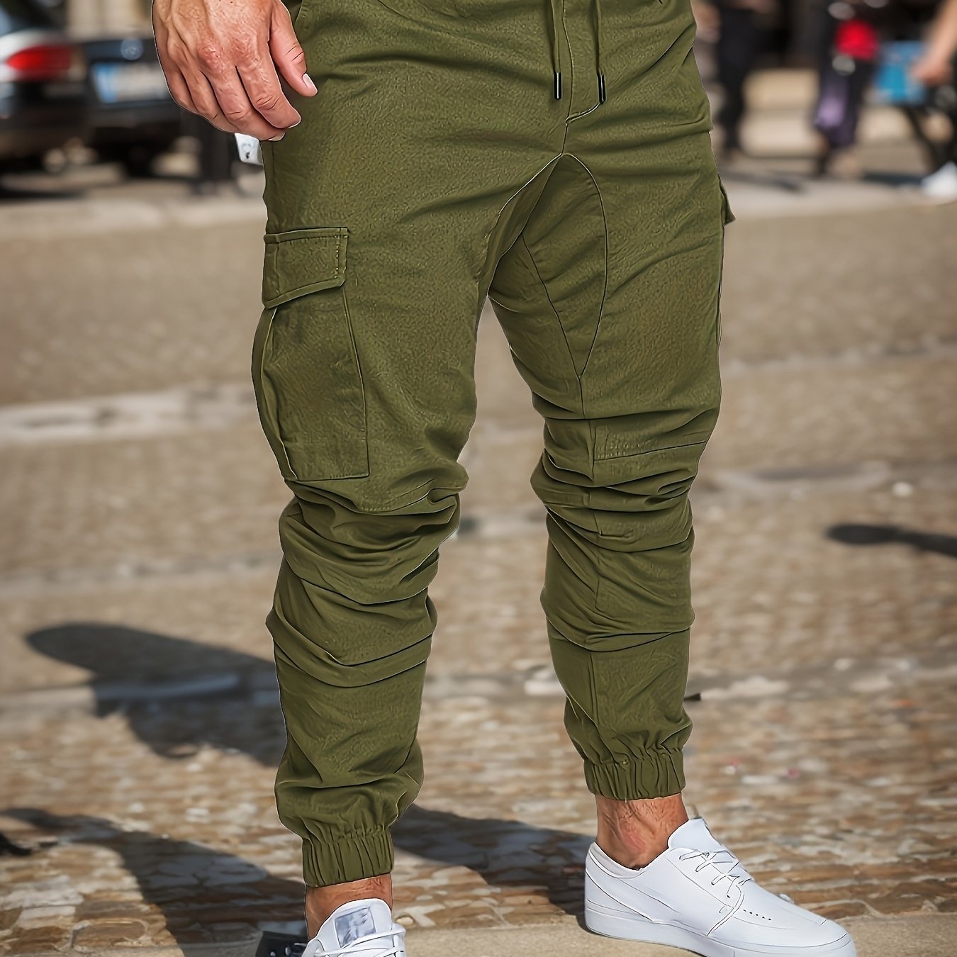 Pantalones cargo casuales de algodón para hombres para viajes transfronterizos, senderismo al aire libre, ciclismo y pesca