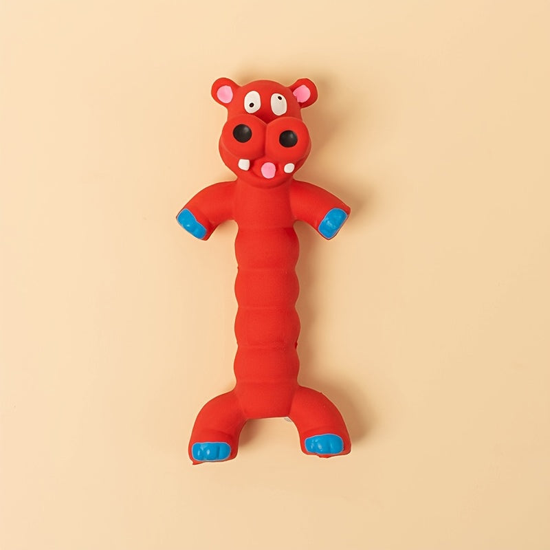 Latex Dog Toy for Teeth Grinding with Teddy Bear Design Medium Breed