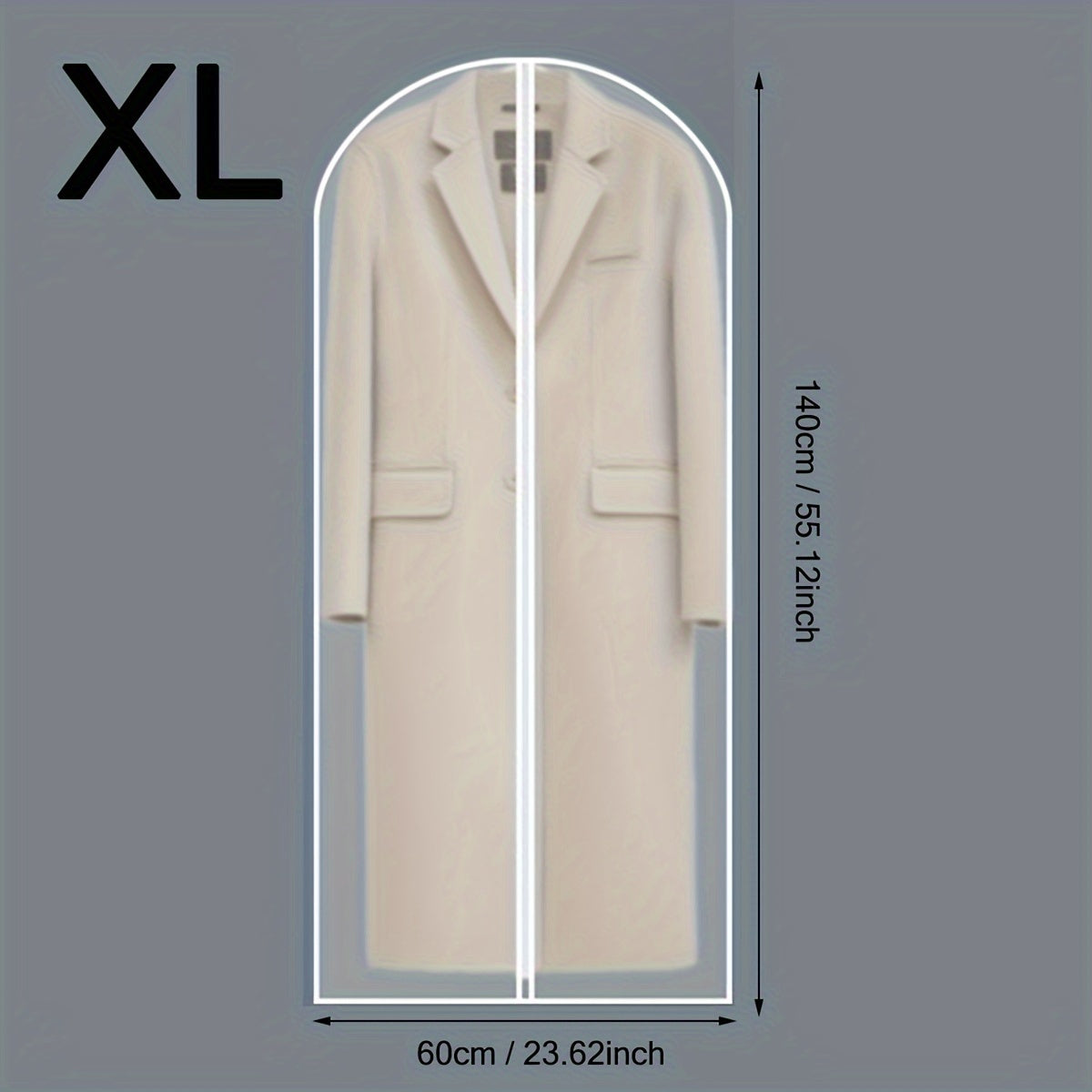 1 шт. Вешалка полупрозрачный чехол для одежды для домашнего использования