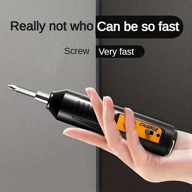 Electric Screwdriver Kit USB Rechargeable 1200mAh Lithium Battery Ergonomic Design