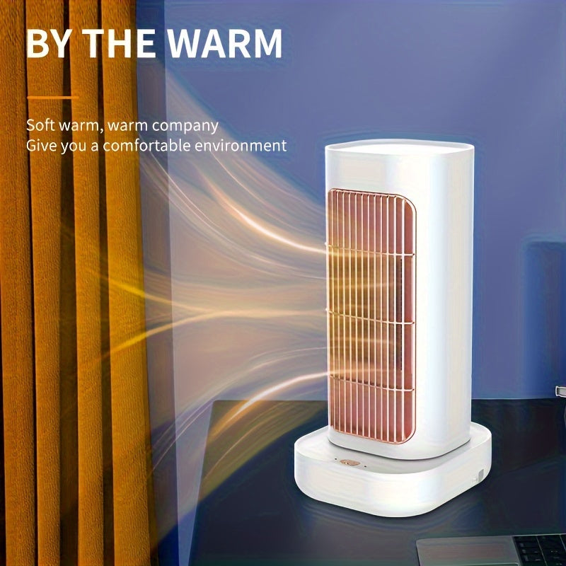Portable Ceramic Space Heater 1300W with Oscillation Thermostat Safety