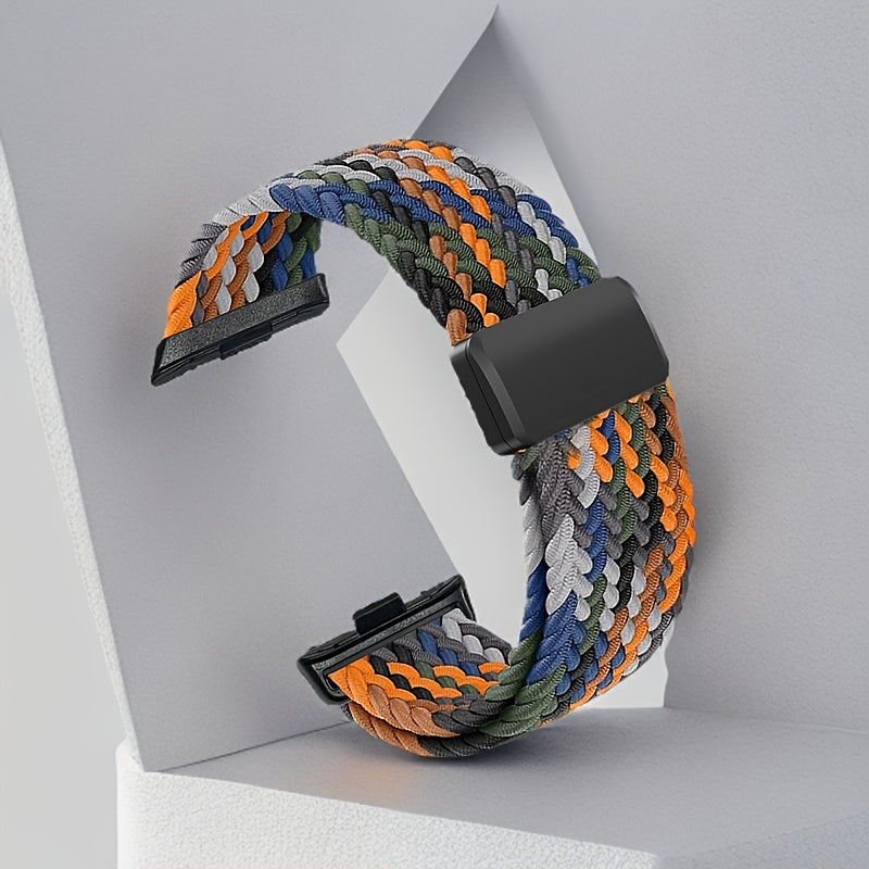 Polyamide Woven Loop Smartwatch Band with Magnetic Buckle for Xiaomi Redmi Watch 4 5 8 Pro 9 Pro