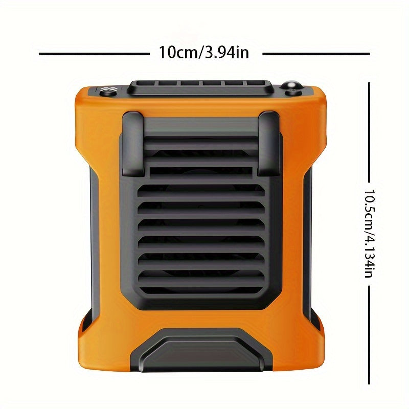 Portable Fan with Power Bank 4000mAh Rechargeable Wearable Neck Waist Fan