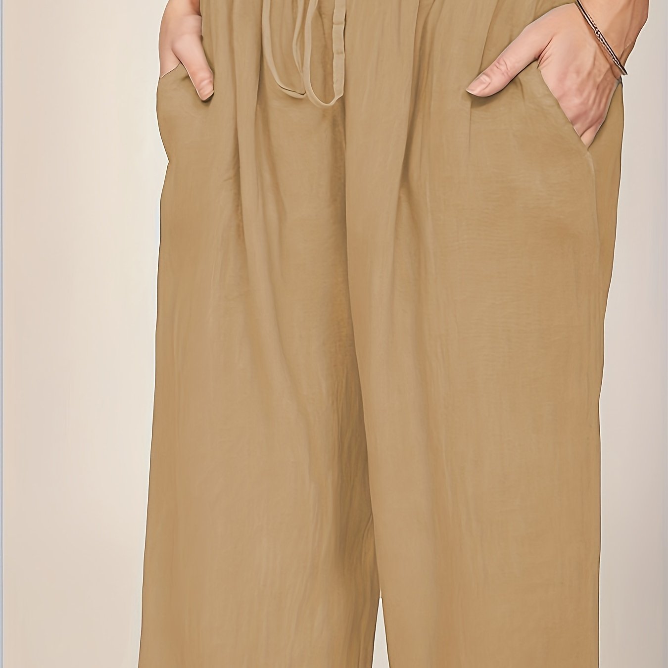 Pantalones sueltos y casuales de algodón para mujer para primavera y verano