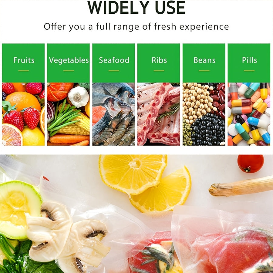 20 dona vakuum yopishqoq paketlar 20.32cm x 15.24cm teksturali dizayn bilan yaxshiroq yopish uchun