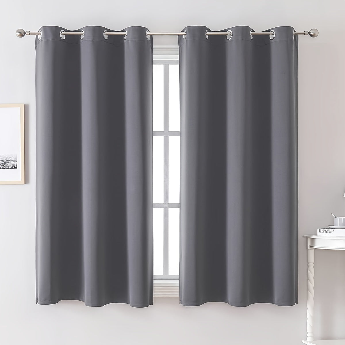 Thick Double-Sided Blackout Curtain for Living Room Bedroom Kitchen Bathroom