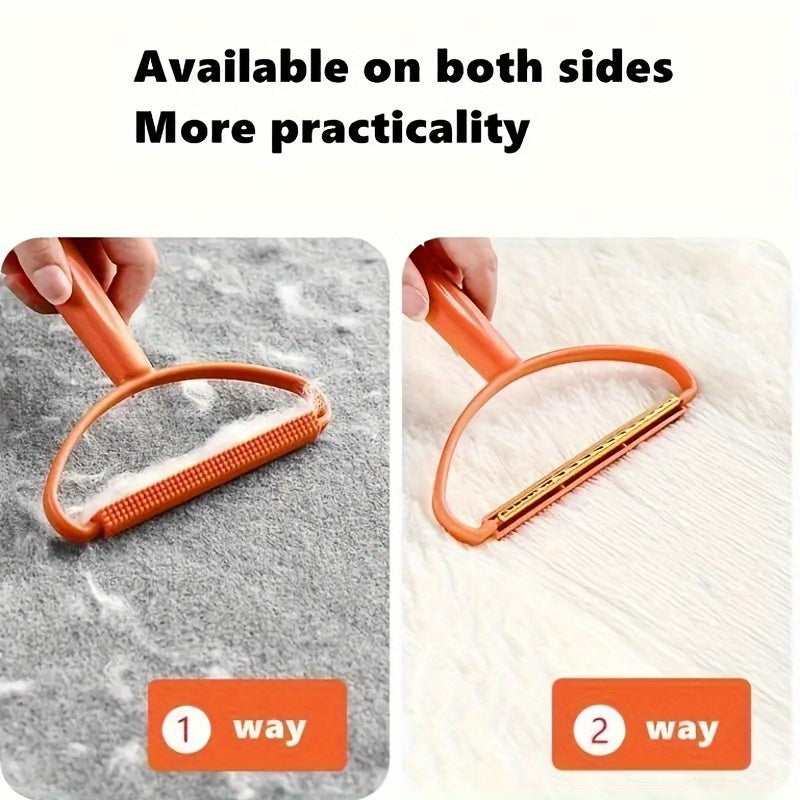 Double-Sided Manual Fabric Shaver for Clothes and Sweaters Plastic Portable Home Travel