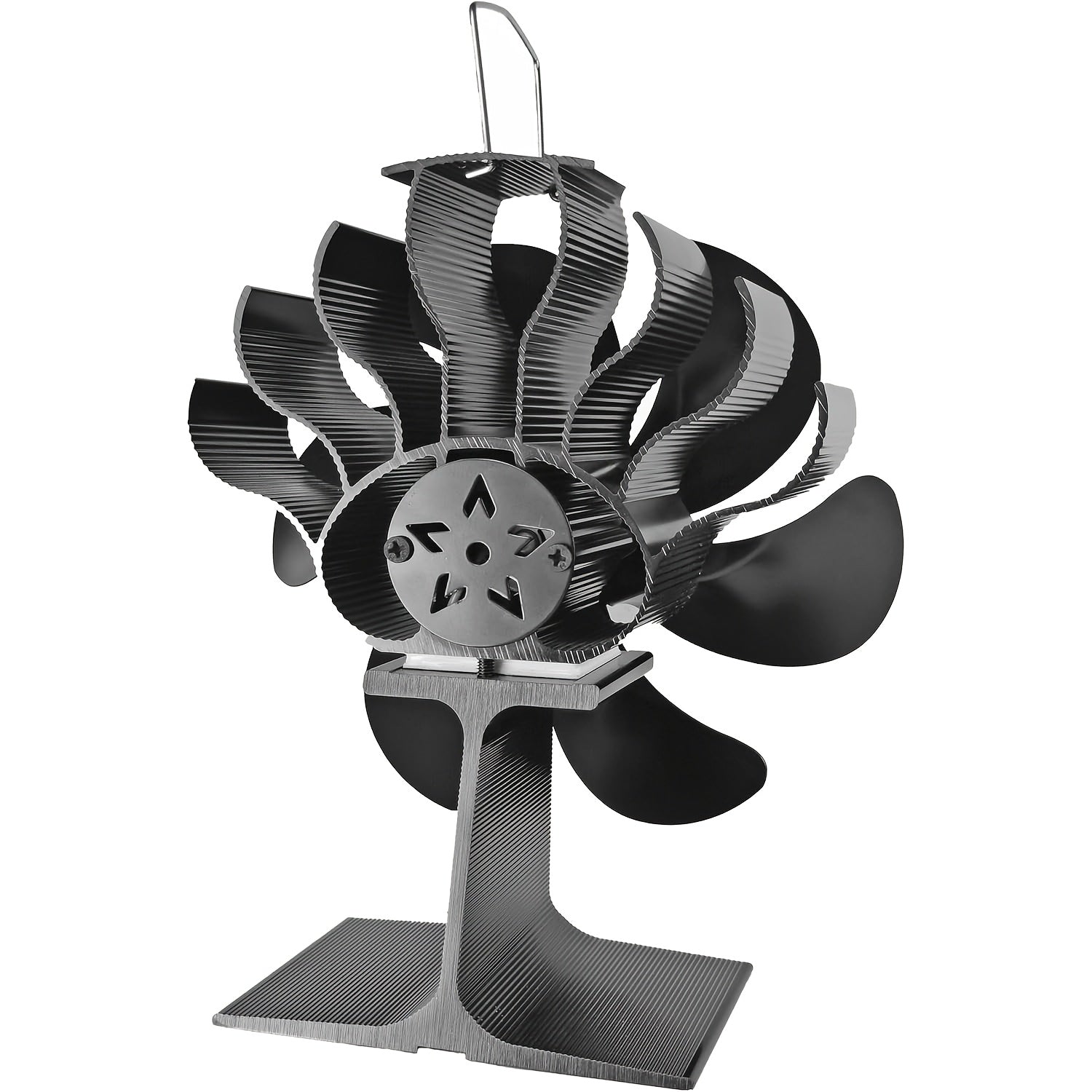 6-Blade Wall Heater Fan for Room Heating with Adjustable Speed