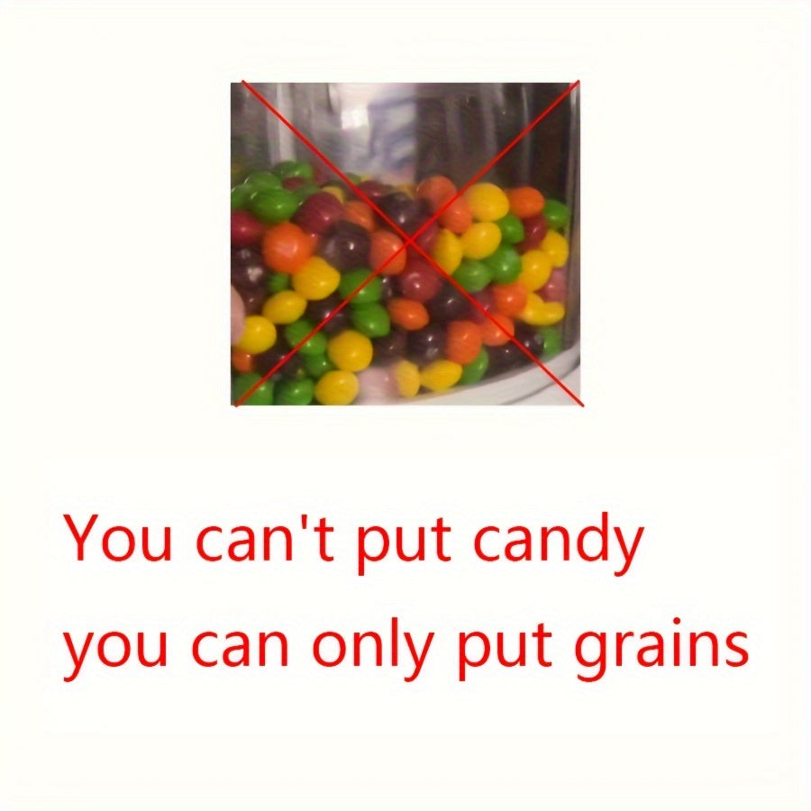 Large Capacity Rotating Food Storage Container for Rice Cereals Grains Flours Pet Food