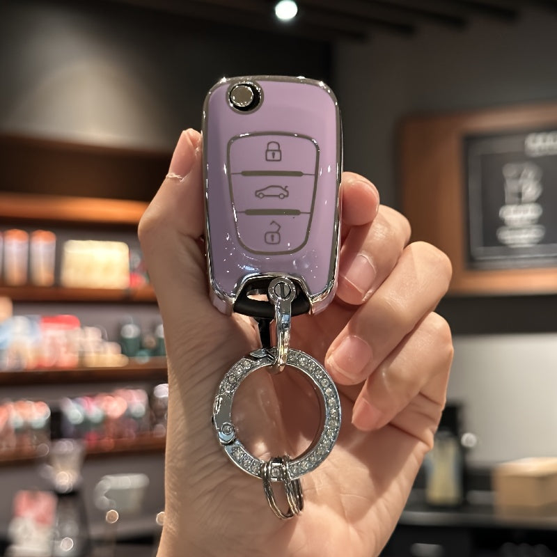 Car Key Cover Remote Case for Hyundai Kia Smart Key Protect Silicone Black