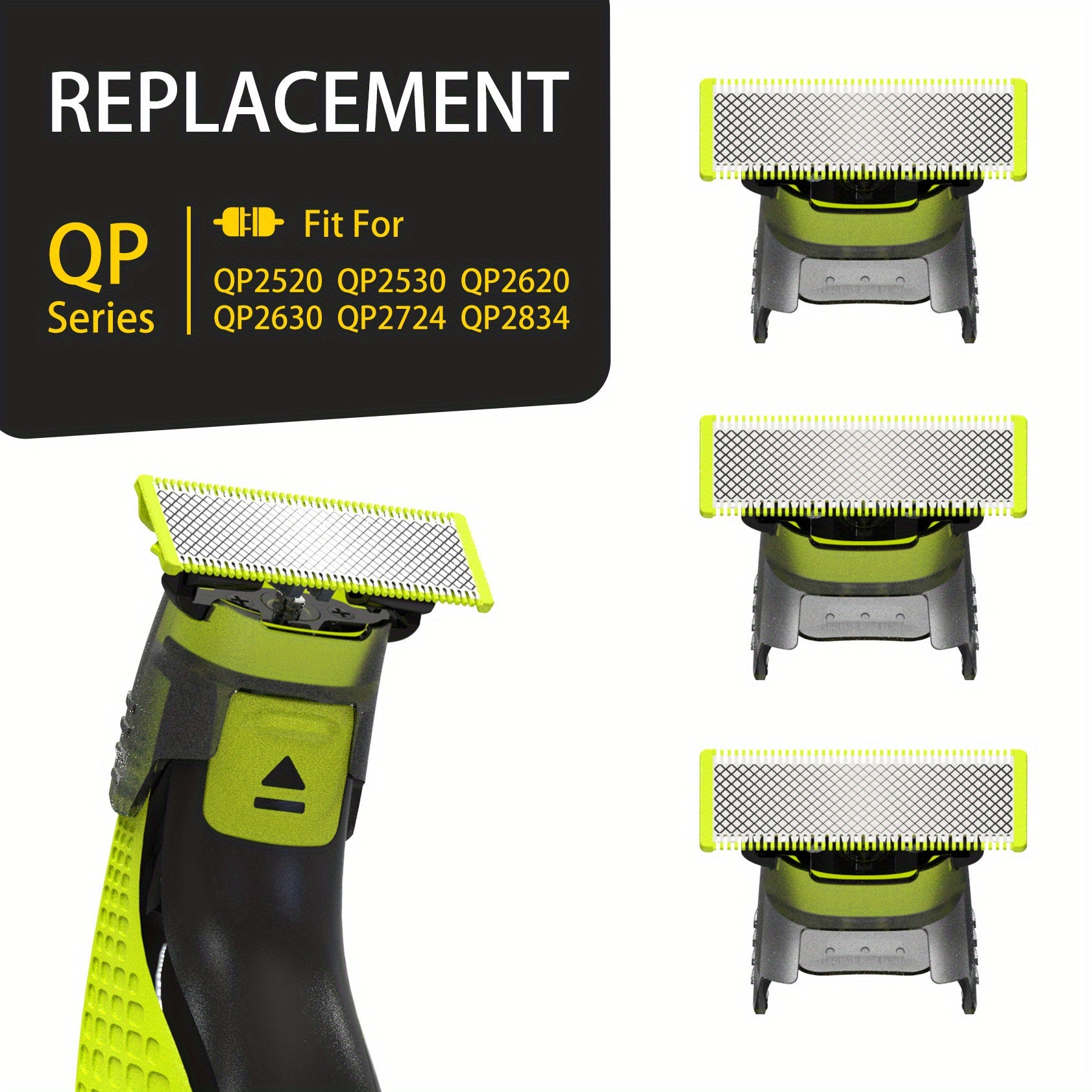 Replacement Gray Blades for QP2520 QP2530 QP2620 QP2630 QP2724 QP2834