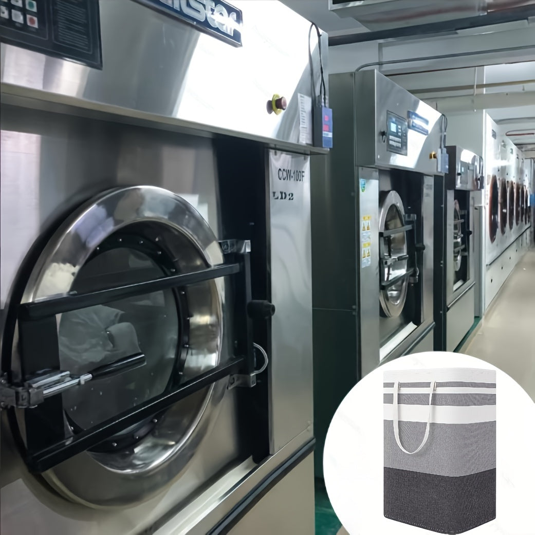 Extra-Large Waterproof Laundry Hamper with Handles for Dorms and Home 74.99L Capacity