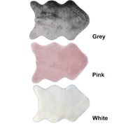 Alfombra de piel de oveja de imitación súper suave y esponjosa para cama, sofá, suelo, decoración de guardería