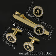 Men's All-Inclusive Accessory Set with Tie Clips Cufflinks Brooches Limited Edition