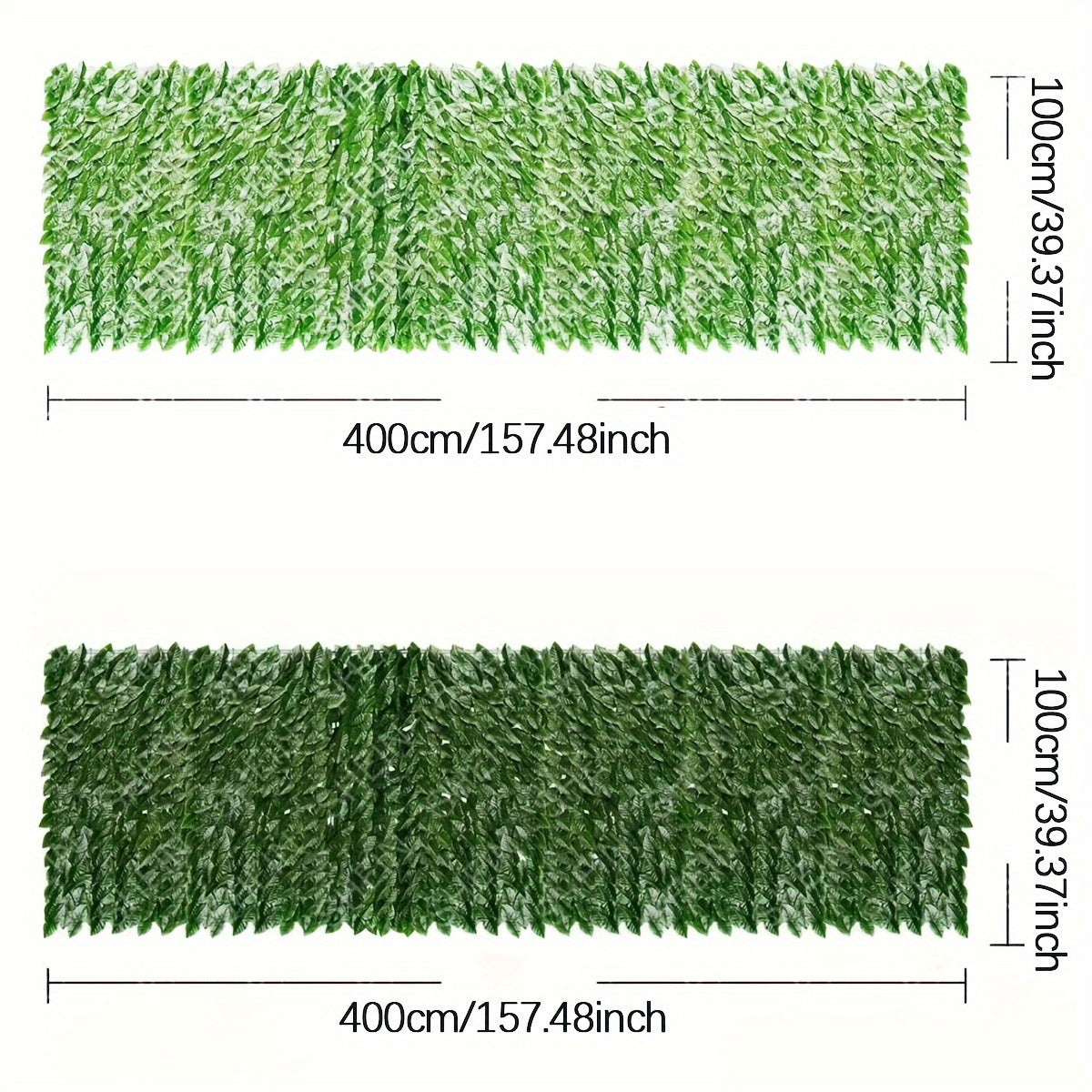 UV-Resistant Artificial Ivy Privacy Screen for Outdoor Gardens Fences 299.72cm x 99.06cm