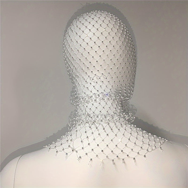 Crystal Mesh Headwear for Women Nightclub Body Jewelry Accessories