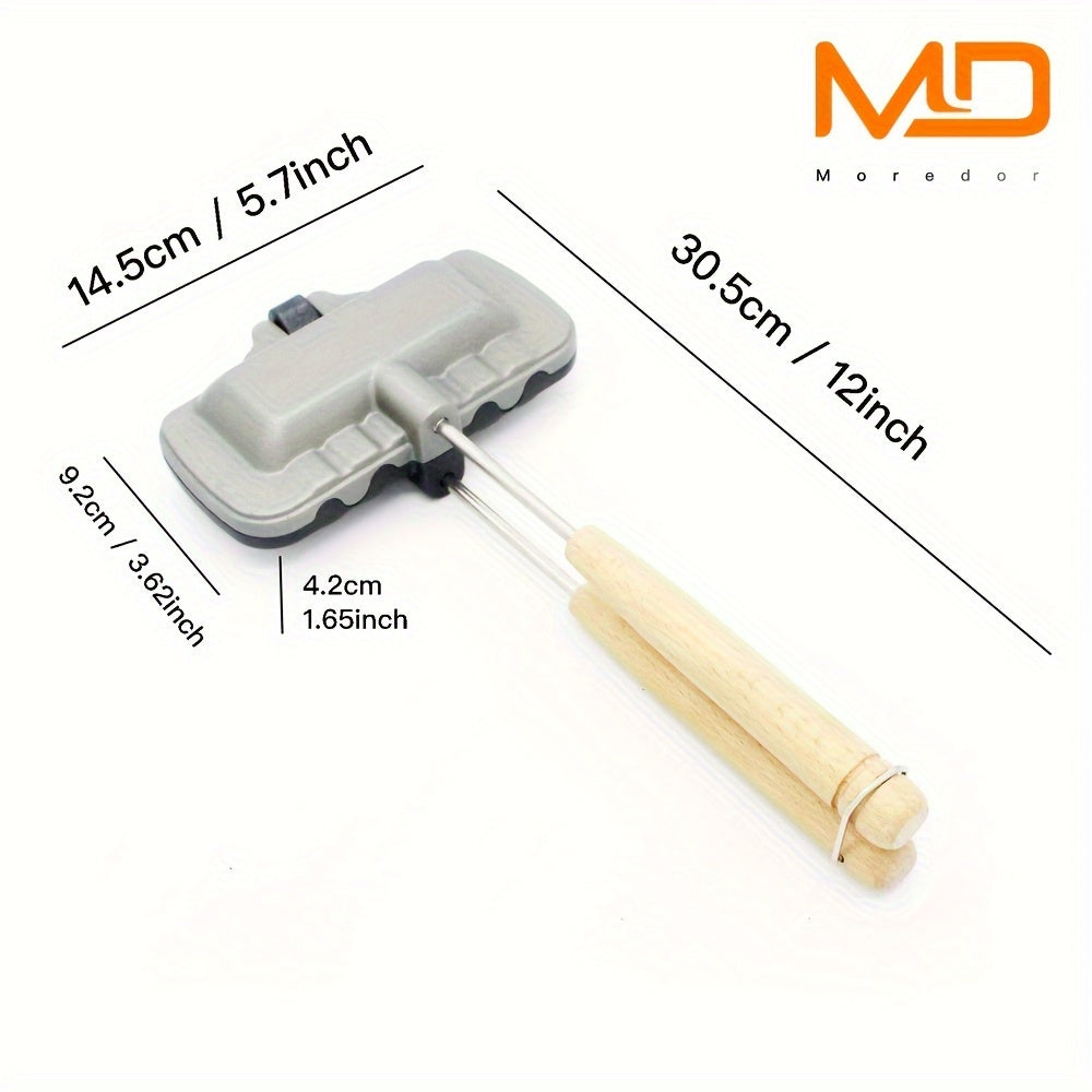 Double Sided Non-Stick Sandwich Maker for Breakfast, Paninis, Waffles