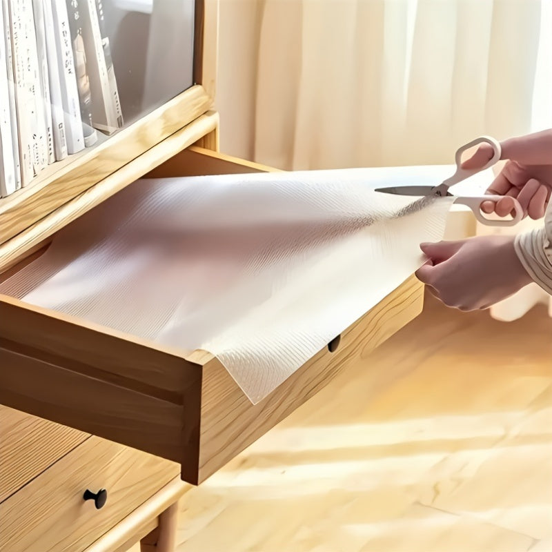 Clear Washable EVA Fridge Shelf Mat - Transparent Drawer Liner Reusable