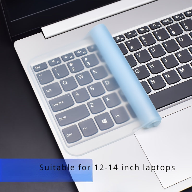 Silicone Waterproof Dustproof Keyboard Protector for 30.48-35.56 cm Laptops
