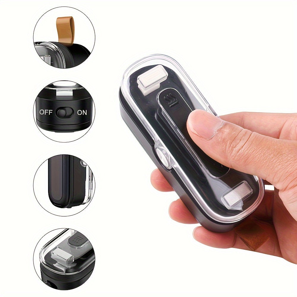 Mini Portable Food Vacuum Sealer and Cutter with Magnetic Mount