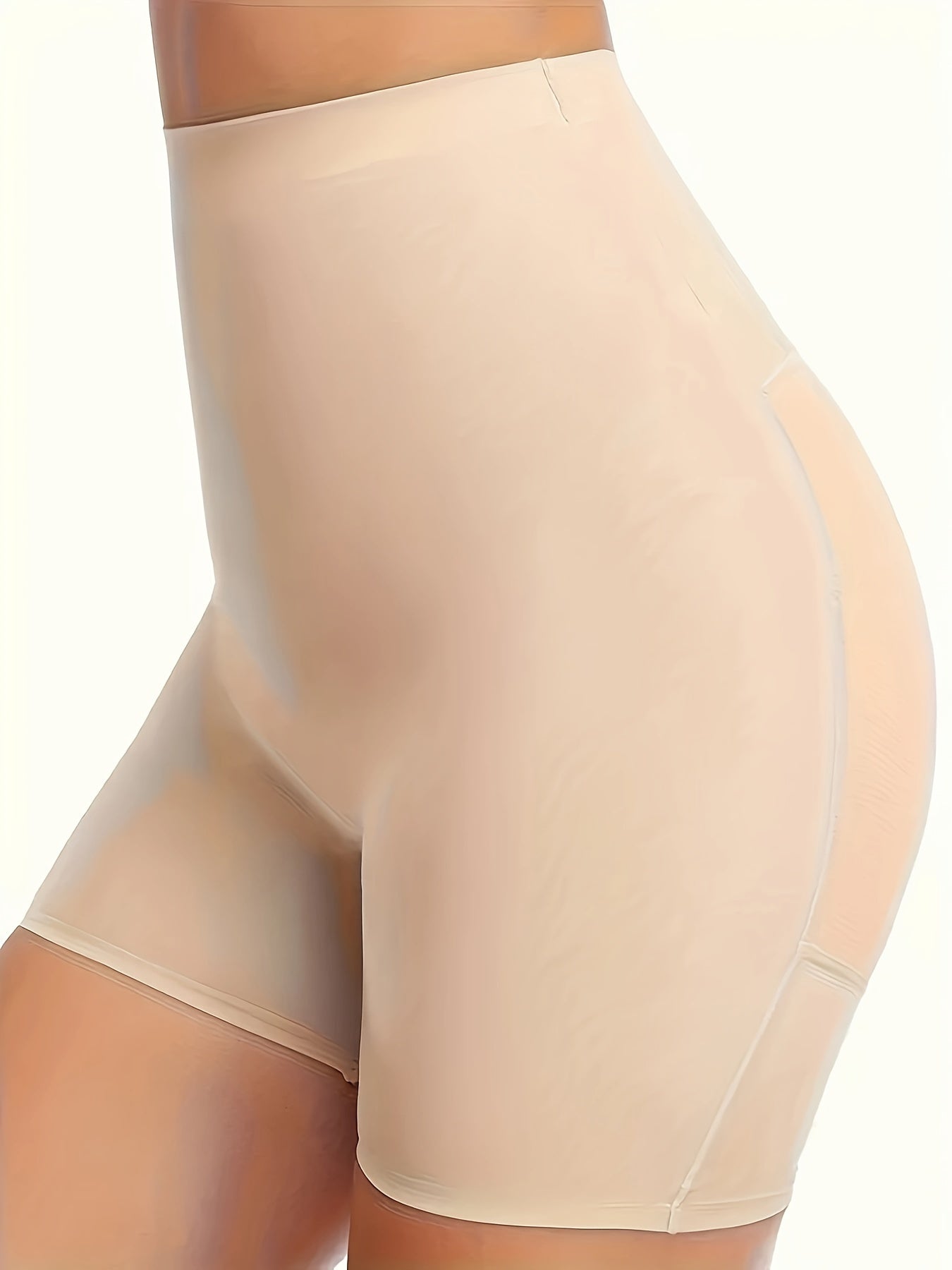 Ayollar uchun yuqori bel shakl beruvchi shortlar, 82.90% poliamid va 17.10% elastan to'qima materialidan tayyorlangan. Mustahkam rang, qarama-qarshi to'r bilan, o'rtacha qo'llab-quvvatlash, butni ko'taruvchi va qorin nazorati xususiyatlariga ega. Yo'q.