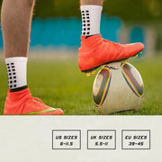 Men's Football Socks 4 Pairs Knit Polyester Terry Bottom Anti-Slip Wear-Resistant