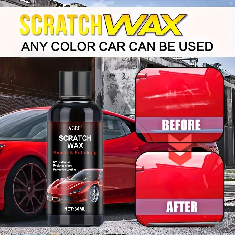 Набор воска для ремонта царапин на автомобилях, 30 мл, UV-защита, легкое нанесение
